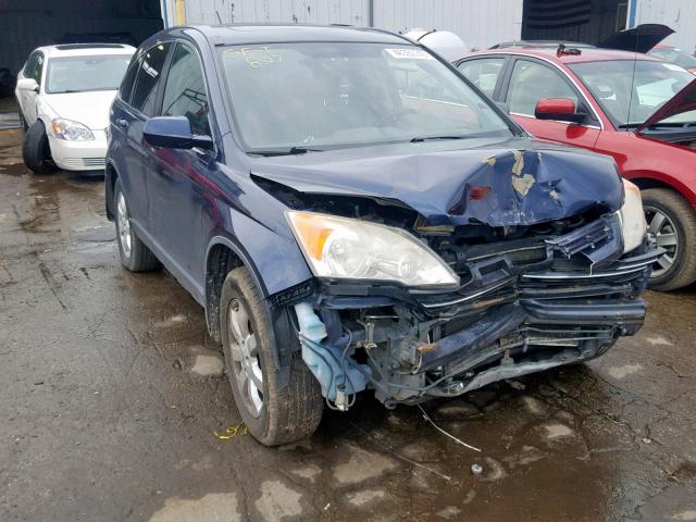 JHLRE48727C086229 - 2007 HONDA CR-V EXL BLUE photo 1