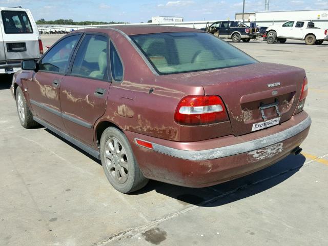 YV1VS29521F723206 - 2001 VOLVO S40 1.9T RED photo 3