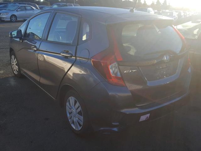 JHMGK5H50GS008991 - 2016 HONDA FIT LX GRAY photo 3