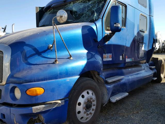 1XKTD49X28J219545 - 2008 KENWORTH CONSTRUCTI BLUE photo 2