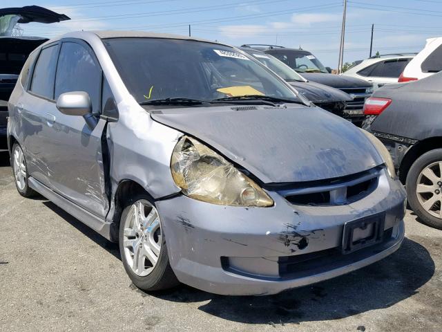 JHMGD386X7S014854 - 2007 HONDA FIT S 灰色 照片 1