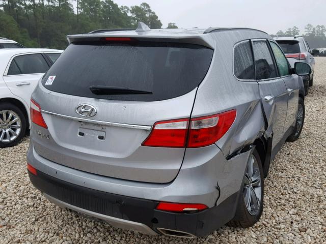 KM8SN4HF6GU155953 - 2016 HYUNDAI SANTA FE S SILVER photo 4