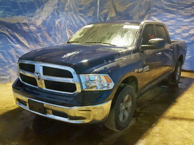 1C6RR7TT9KS567107 - 2019 RAM 1500 CLASS BLUE photo 2