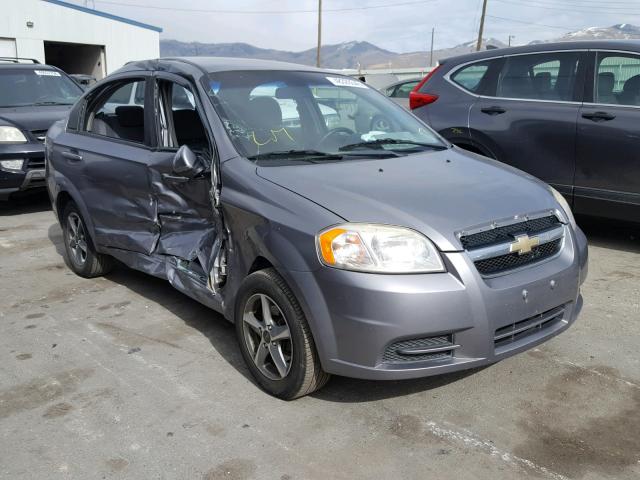 KL1TD5DE0AB063018 - 2010 CHEVROLET AVEO LS GRAY photo 1