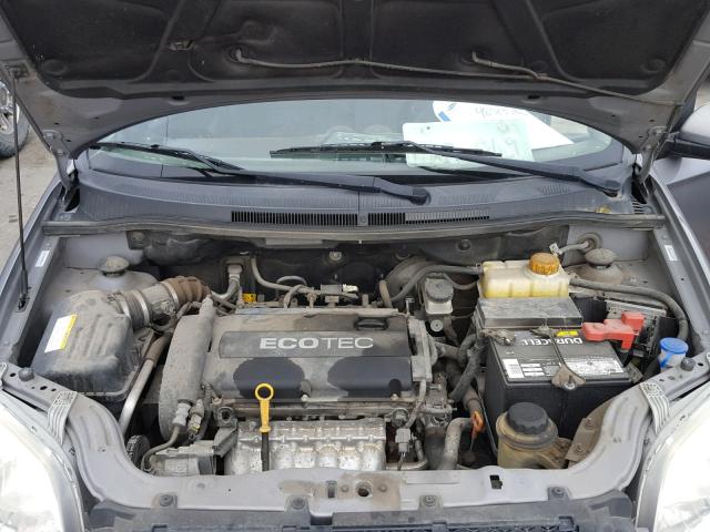 KL1TD5DE0AB063018 - 2010 CHEVROLET AVEO LS GRAY photo 7