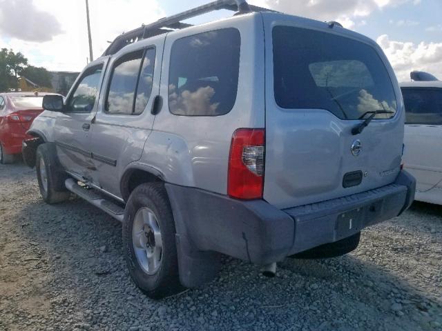 5N1ED28T53C697782 - 2003 NISSAN XTERRA XE SILVER photo 3