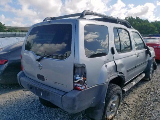 5N1ED28T53C697782 - 2003 NISSAN XTERRA XE SILVER photo 4