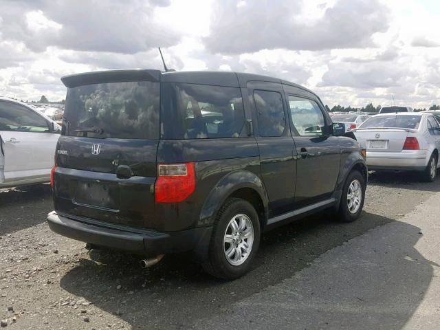 5J6YH28706L022204 - 2006 HONDA ELEMENT BLACK photo 4