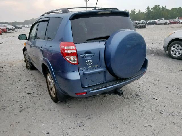 JTMBK31V99D007825 - 2009 TOYOTA RAV4 LIMIT BLUE photo 3