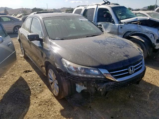 1HGCR3F84DA037457 - 2013 HONDA ACCORD EXL BLACK photo 1