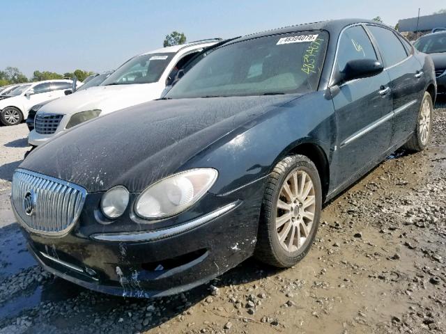 2G4WE587581137537 - 2008 BUICK LACROSSE C BLACK photo 2