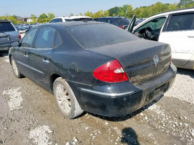 2G4WE587581137537 - 2008 BUICK LACROSSE C BLACK photo 3