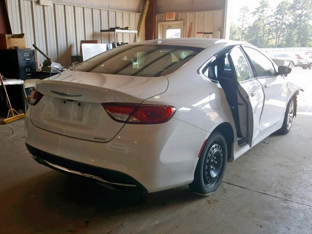 1C3CCCAB8FN616146 - 2015 CHRYSLER 200 LIMITE WHITE photo 4