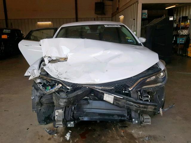 1C3CCCAB8FN616146 - 2015 CHRYSLER 200 LIMITE WHITE photo 9