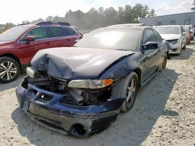 1G2WP12K9YF193529 - 2000 PONTIAC GRAND PRIX BLUE photo 2