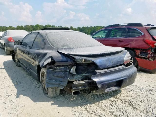 1G2WP12K9YF193529 - 2000 PONTIAC GRAND PRIX BLUE photo 3