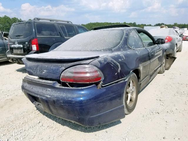 1G2WP12K9YF193529 - 2000 PONTIAC GRAND PRIX BLUE photo 4