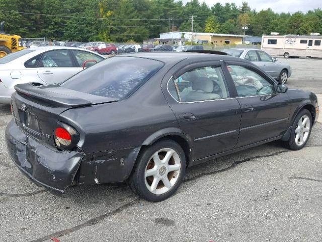 JN1CA31D11T842832 - 2001 NISSAN MAXIMA GXE GRAY photo 4