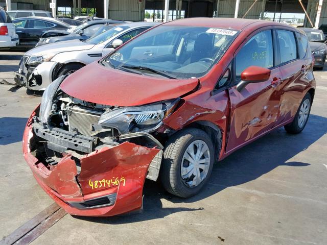 3N1CE2CP1HL364870 - 2017 NISSAN VERSA NOTE RED photo 2