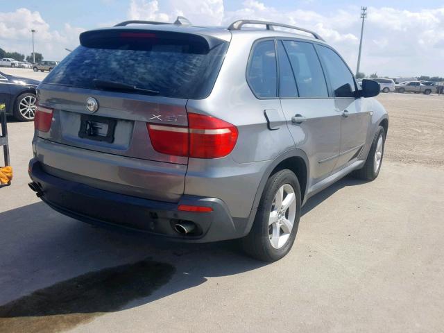 4USFE43587LY78417 - 2007 BMW X5 3.0I GRAY photo 4