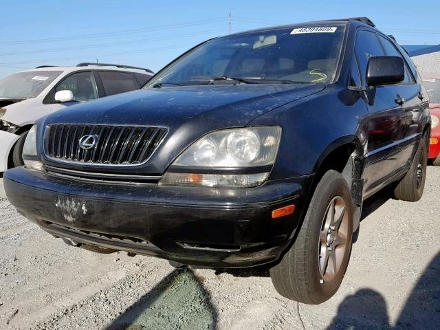 JT6GF10U0Y0062085 - 2000 LEXUS RX 300 BLACK photo 2