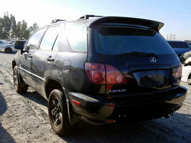 JT6GF10U0Y0062085 - 2000 LEXUS RX 300 BLACK photo 3