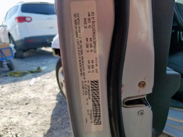 1B3HB28B08D504360 - 2008 DODGE CALIBER SILVER photo 10