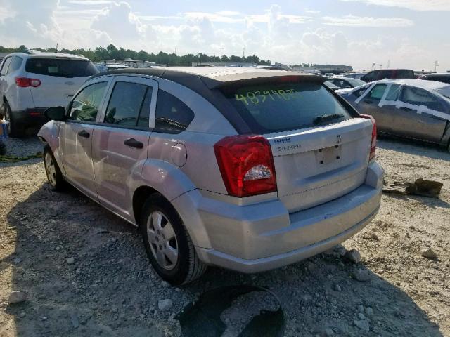 1B3HB28B08D504360 - 2008 DODGE CALIBER SILVER photo 3