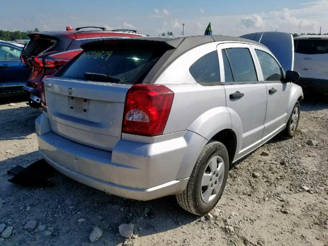 1B3HB28B08D504360 - 2008 DODGE CALIBER SILVER photo 4