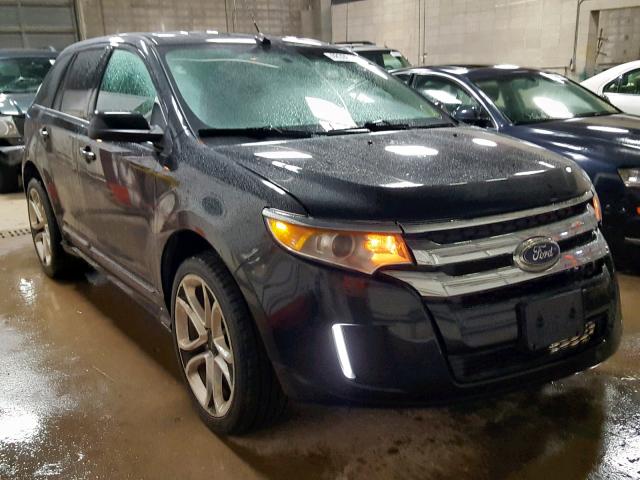 2FMDK3AK5DBB83683 - 2013 FORD EDGE SPORT BLACK photo 1