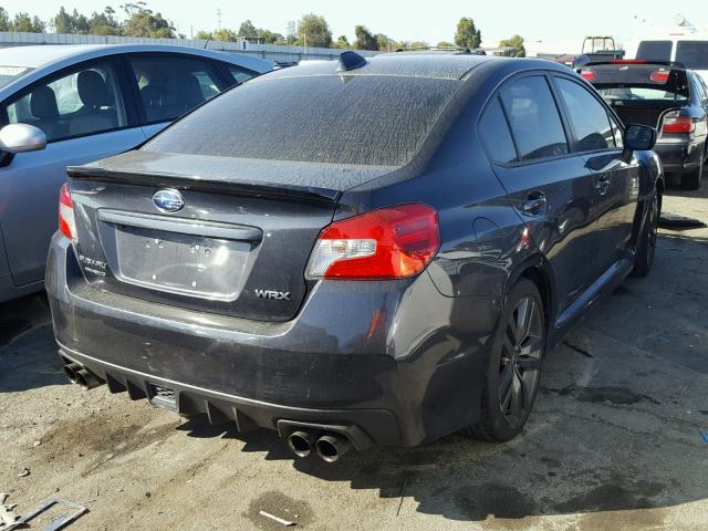 JF1VA1E63G9806996 - 2016 SUBARU WRX PREMIU GRAY photo 4