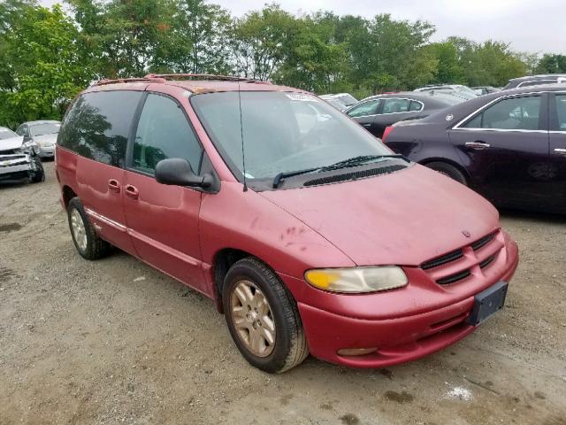 1B4GP45R0VB254454 - 1997 DODGE CARAVAN SE RED photo 1