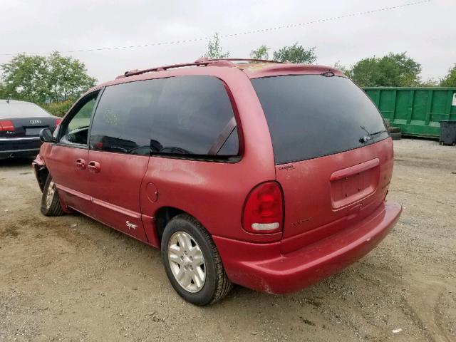 1B4GP45R0VB254454 - 1997 DODGE CARAVAN SE RED photo 3