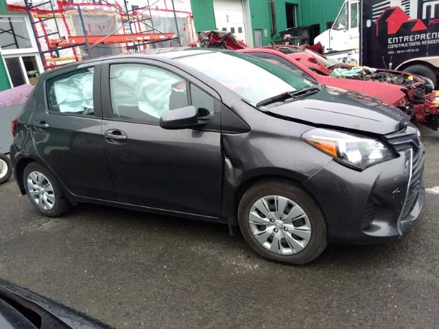 VNKKTUD35GA070746 - 2016 TOYOTA YARIS L GRAY photo 1