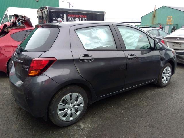 VNKKTUD35GA070746 - 2016 TOYOTA YARIS L GRAY photo 4