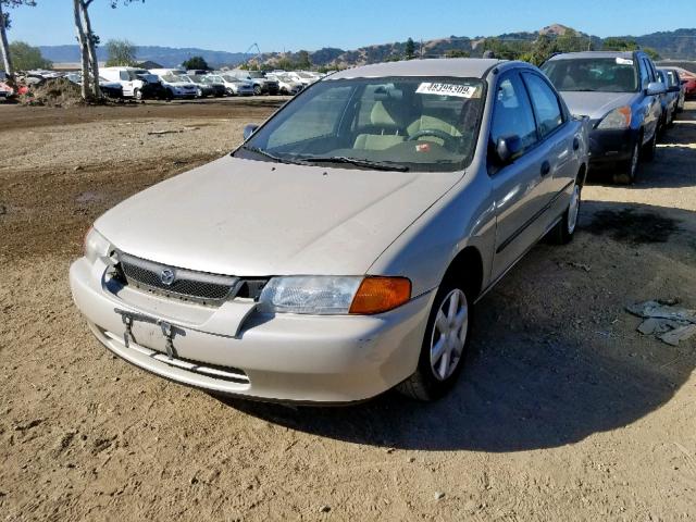 JM1BC1417W0229003 - 1998 MAZDA PROTEGE DX BEIGE photo 2