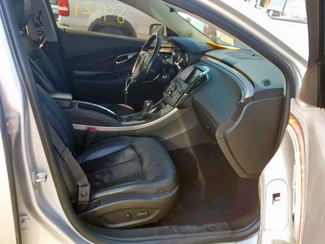 1G4GC5E36DF178287 - 2013 BUICK LACROSSE SILVER photo 5