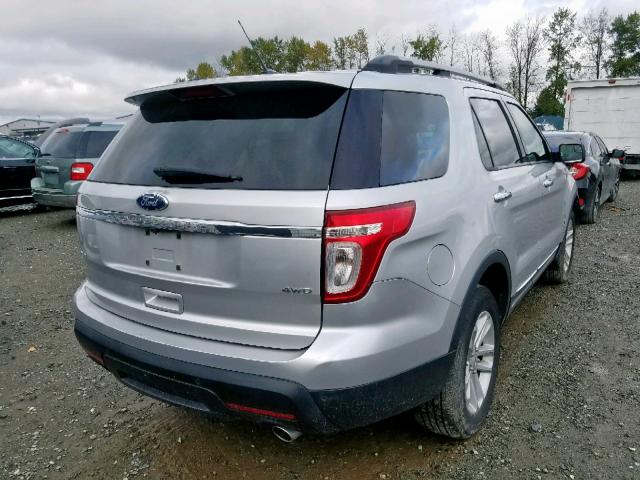 1FMHK8D82CGA68917 - 2012 FORD EXPLORER X SILVER photo 4