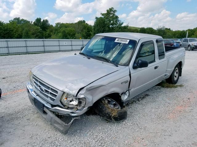 1FTYR44U43PB72282 - 2003 FORD RANGER SUP SILVER photo 2