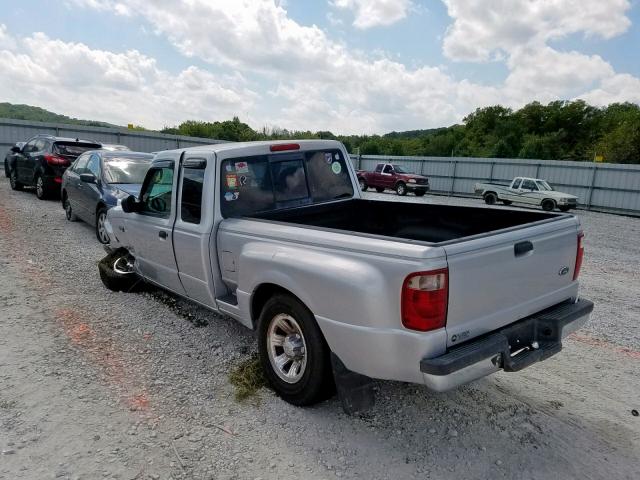 1FTYR44U43PB72282 - 2003 FORD RANGER SUP SILVER photo 3