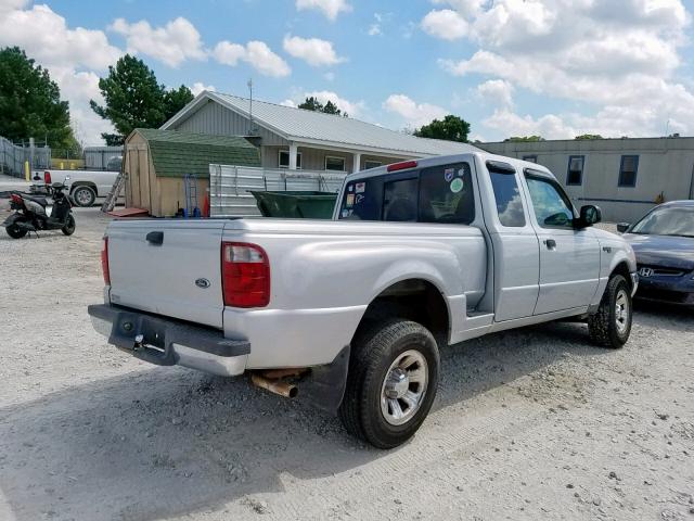 1FTYR44U43PB72282 - 2003 FORD RANGER SUP SILVER photo 4