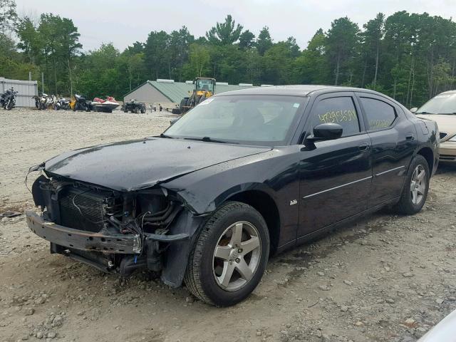 2B3CA3CV8AH186839 - 2010 DODGE CHARGER SX BLACK photo 2