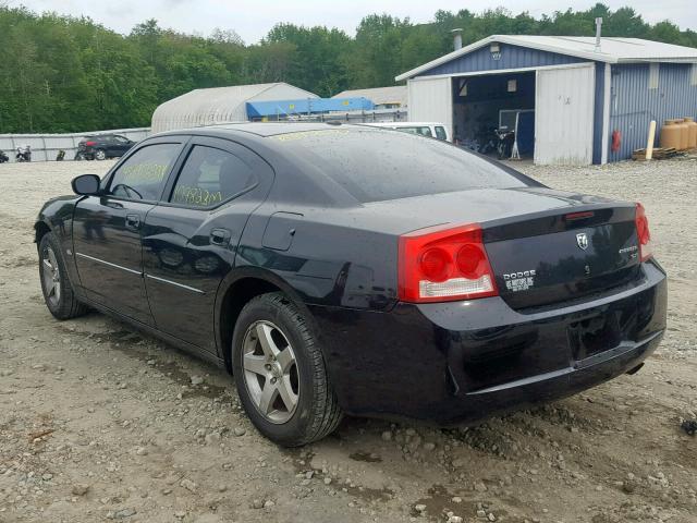 2B3CA3CV8AH186839 - 2010 DODGE CHARGER SX BLACK photo 3