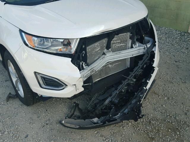 2FMPK3J82HBB18779 - 2017 FORD EDGE SEL WHITE photo 9