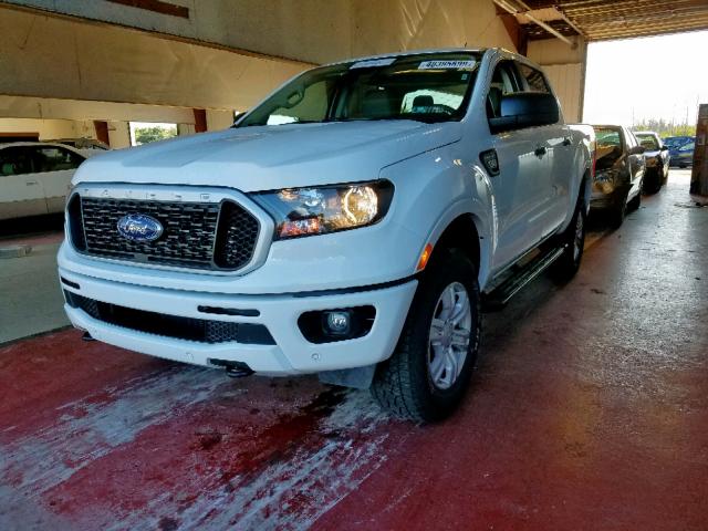 1FTER4FHXKLA51460 - 2019 FORD RANGER SUP WHITE photo 2