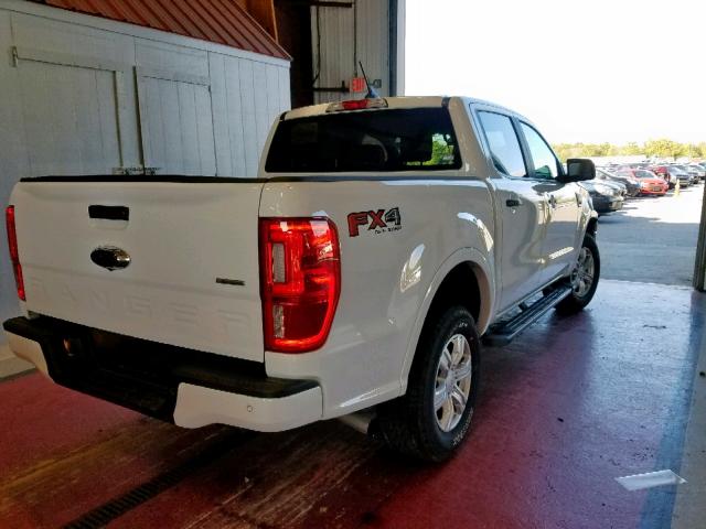 1FTER4FHXKLA51460 - 2019 FORD RANGER SUP WHITE photo 4