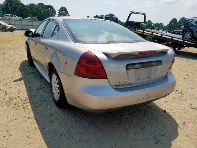 2G2WP552X61314642 - 2006 PONTIAC GRAND PRIX SILVER photo 3