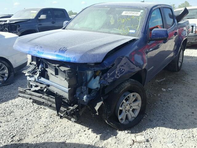 1GCGSCE37G1386028 - 2016 CHEVROLET COLORADO L BLUE photo 2