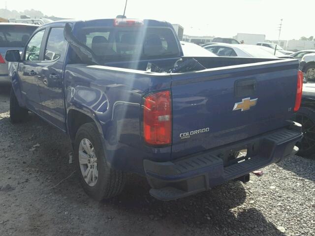 1GCGSCE37G1386028 - 2016 CHEVROLET COLORADO L BLUE photo 3