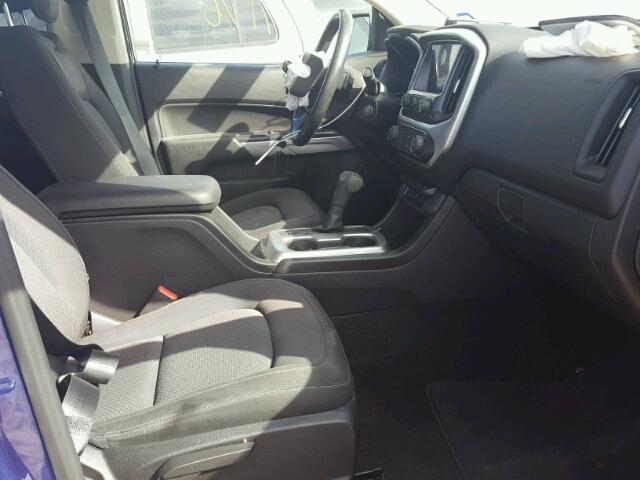 1GCGSCE37G1386028 - 2016 CHEVROLET COLORADO L BLUE photo 5